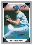 Bret Saberhagen - Kansas City Royals (MLB Baseball Card) 1991 Leaf # 118 Mint