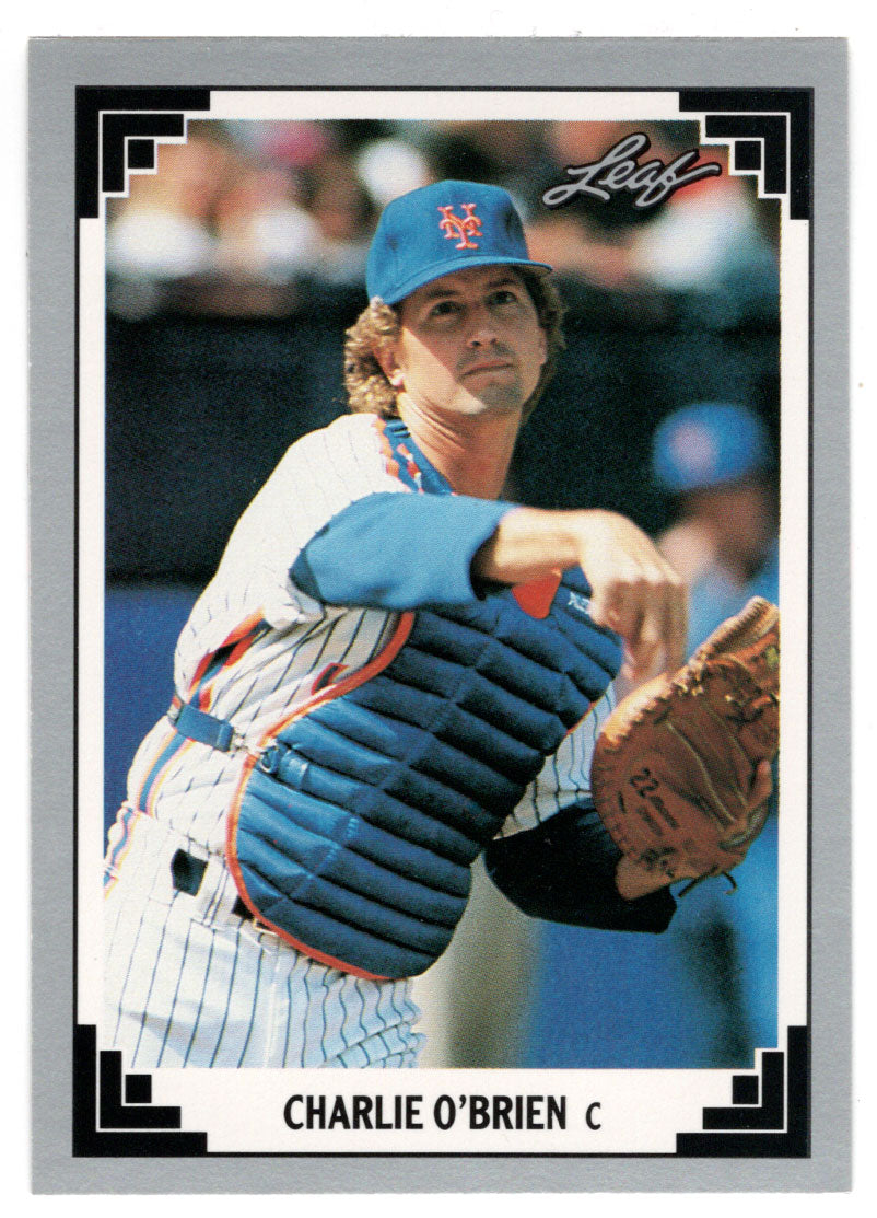 Charlie O'Brien - New York Mets (MLB Baseball Card) 1991 Leaf # 122 Mint