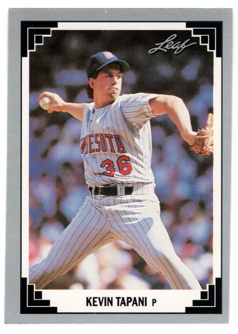 Kevin Tapani - Minnesota Twins (MLB Baseball Card) 1991 Leaf # 128 Mint