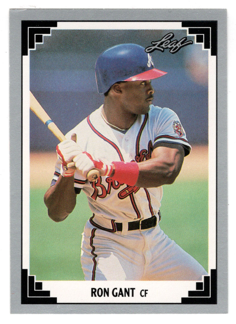Ron Gant - Atlanta Braves (MLB Baseball Card) 1991 Leaf # 129 Mint
