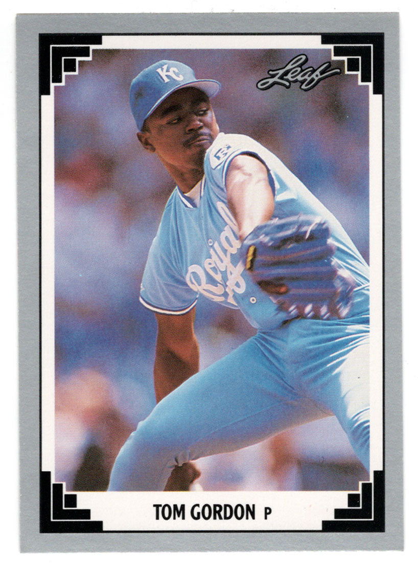 Tom Gordon - Kansas City Royals (MLB Baseball Card) 1991 Leaf # 132 Mint
