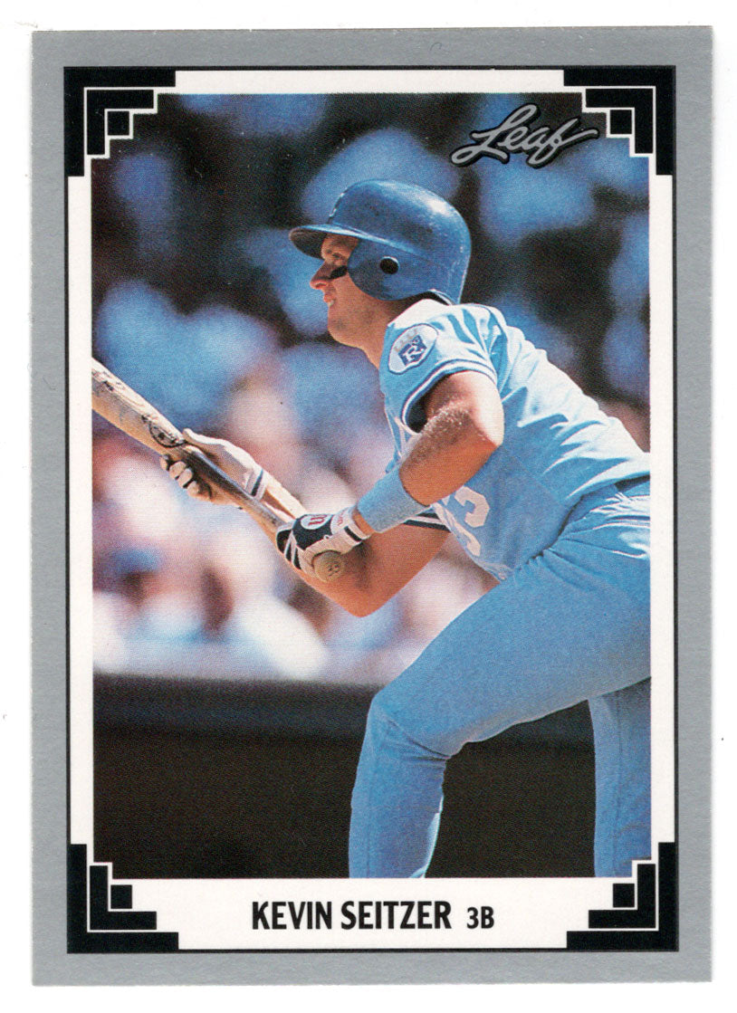 Kevin Seitzer - Kansas City Royals (MLB Baseball Card) 1991 Leaf # 133 Mint