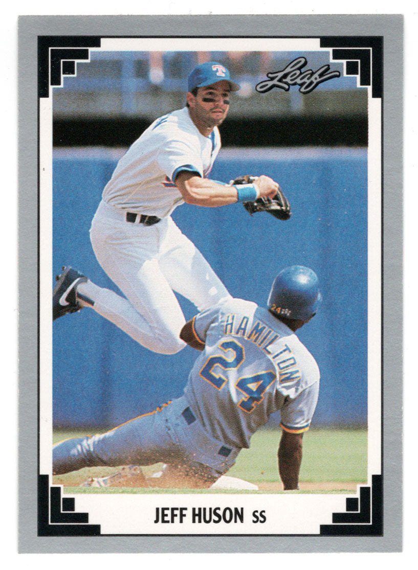Jeff Huson - Texas Rangers (MLB Baseball Card) 1991 Leaf # 134 Mint