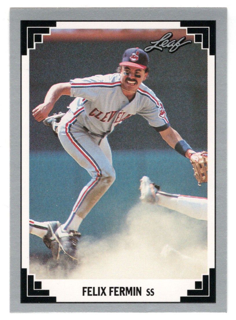 Felix Fermin - Cleveland Indians (MLB Baseball Card) 1991 Leaf # 137 Mint