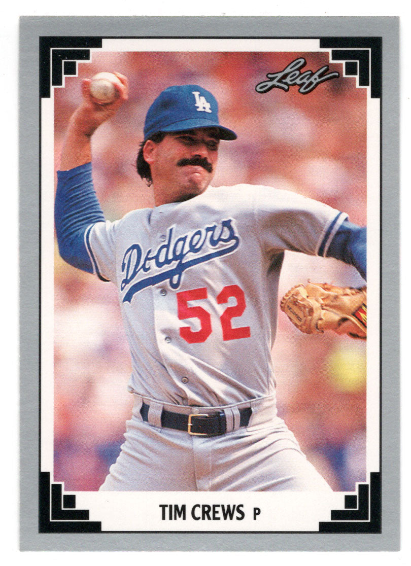 Tim Crews - Los Angeles Dodgers (MLB Baseball Card) 1991 Leaf # 141 Mint