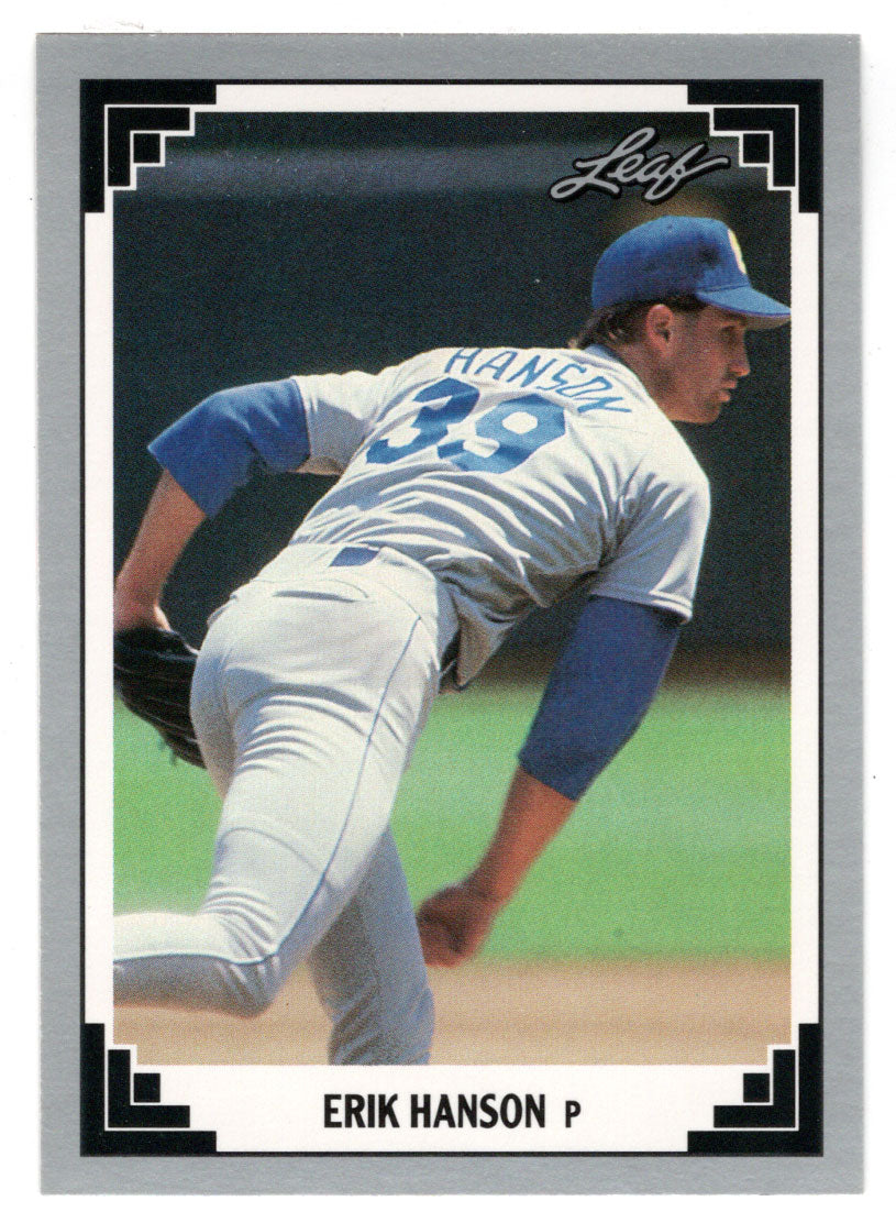 Erik Hanson - Seattle Mariners (MLB Baseball Card) 1991 Leaf # 142 Mint