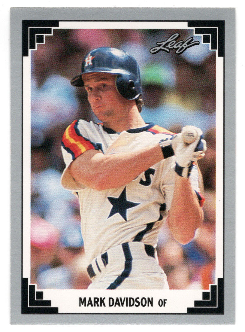 Mark Davidson - Houston Astros (MLB Baseball Card) 1991 Leaf # 143 Mint