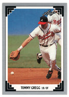 Tommy Gregg - Atlanta Braves (MLB Baseball Card) 1991 Leaf # 144 Mint