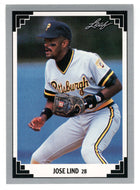 Jose Lind - Pittsburgh Pirates (MLB Baseball Card) 1991 Leaf # 146 Mint