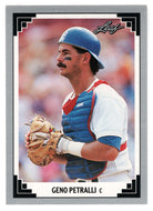 Geno Petralli - Texas Rangers (MLB Baseball Card) 1991 Leaf # 148 Mint