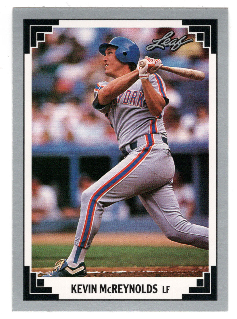 Kevin McReynolds - New York Mets (MLB Baseball Card) 1991 Leaf # 151 Mint