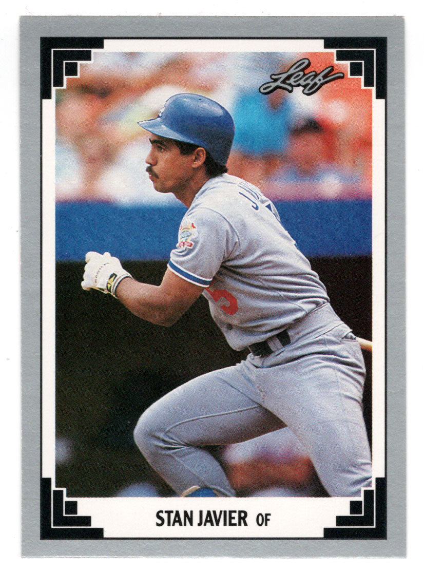 Stan Javier - Los Angeles Dodgers (MLB Baseball Card) 1991 Leaf # 155 Mint