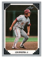 Len Dykstra - Philadelphia Phillies (MLB Baseball Card) 1991 Leaf # 163 Mint