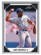 Gary Sheffield - Milwaukee Brewers (MLB Baseball Card) 1991 Leaf # 173 Mint