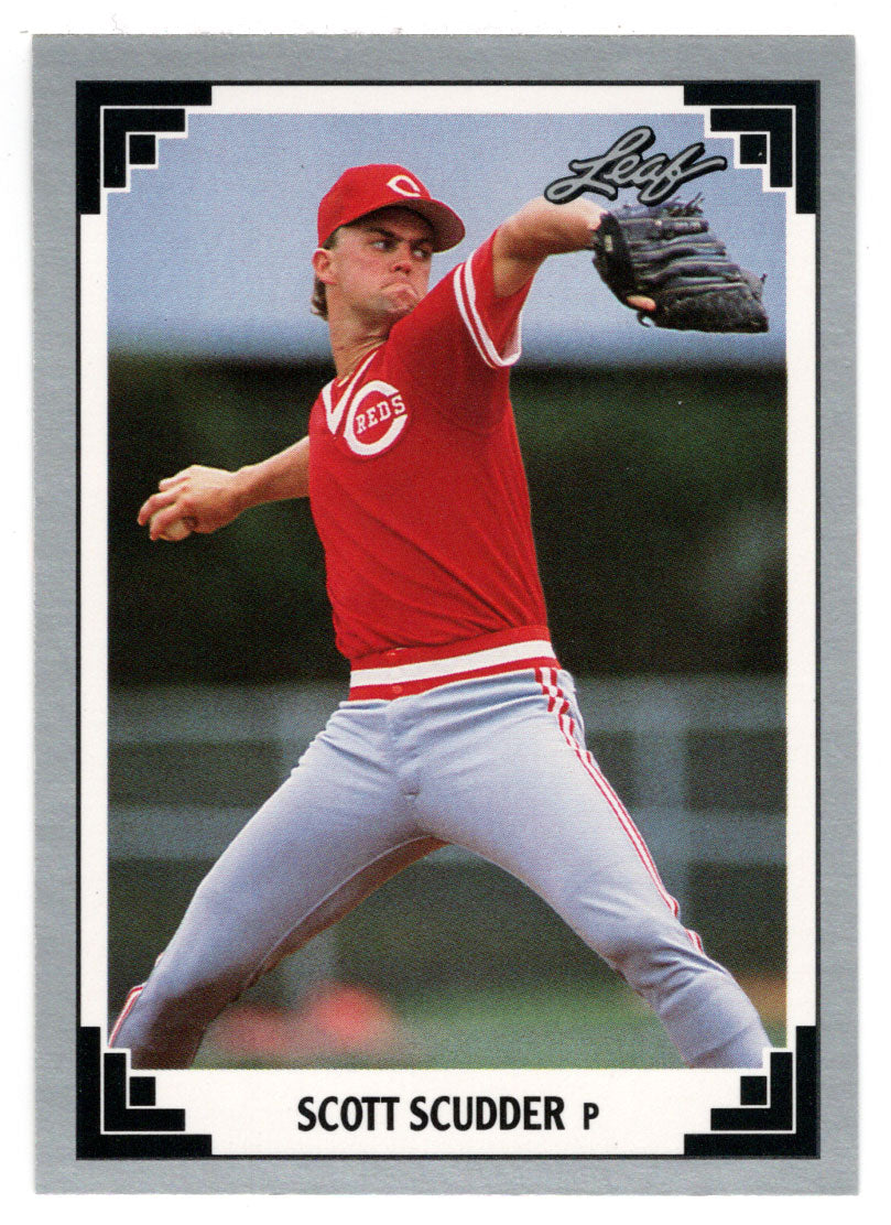 Scott Scudder - Cincinnati Reds (MLB Baseball Card) 1991 Leaf # 183 Mint
