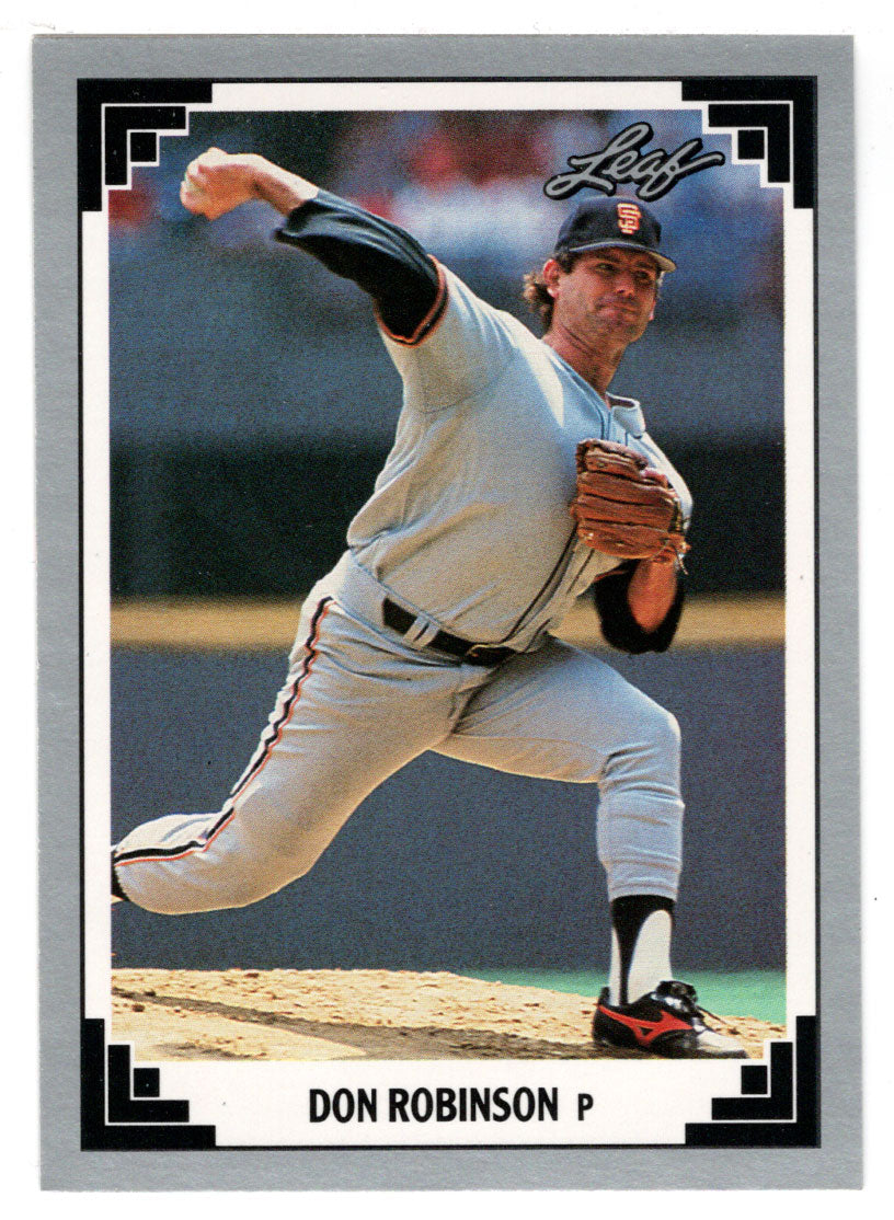 Don Robinson - San Francisco Giants (MLB Baseball Card) 1991 Leaf # 188 Mint