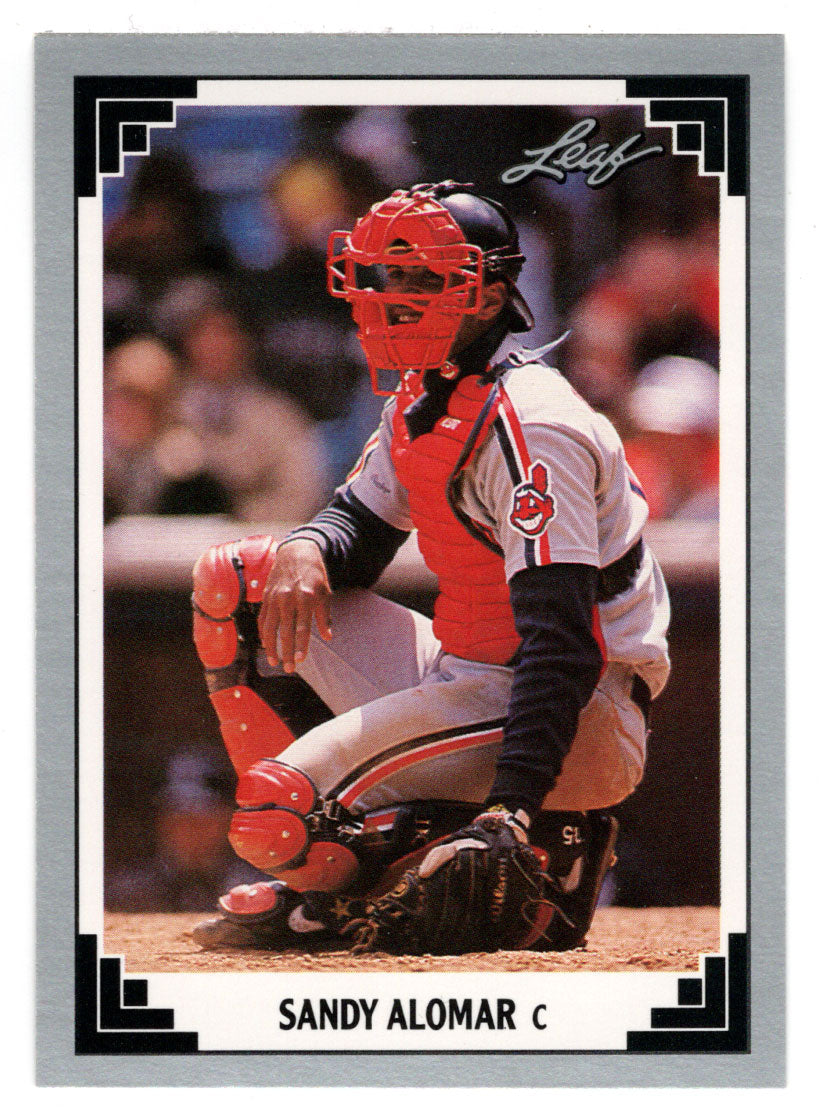 Sandy Alomar Jr. - Cleveland Indians (MLB Baseball Card) 1991 Leaf # 189 Mint