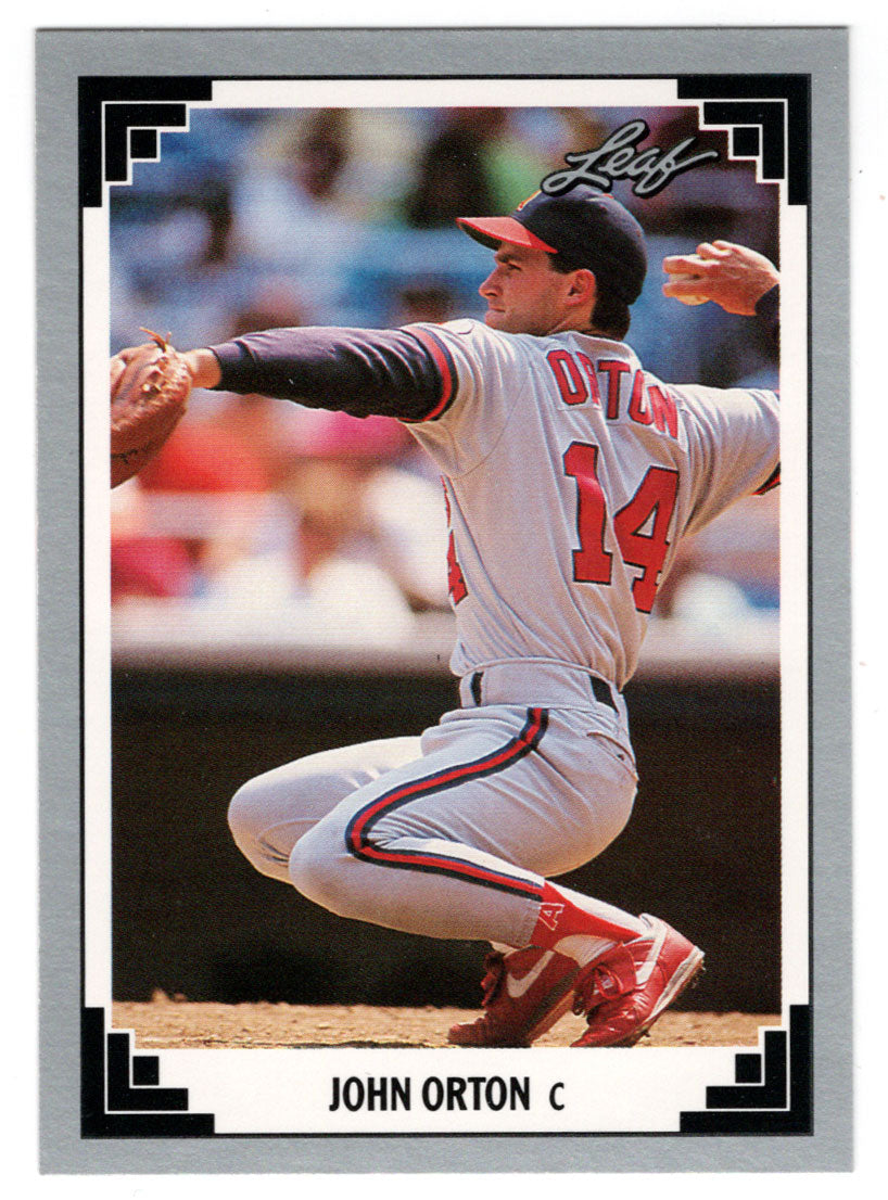 John Orton - California Angels (MLB Baseball Card) 1991 Leaf # 191 Mint