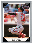 John Orton - California Angels (MLB Baseball Card) 1991 Leaf # 191 Mint