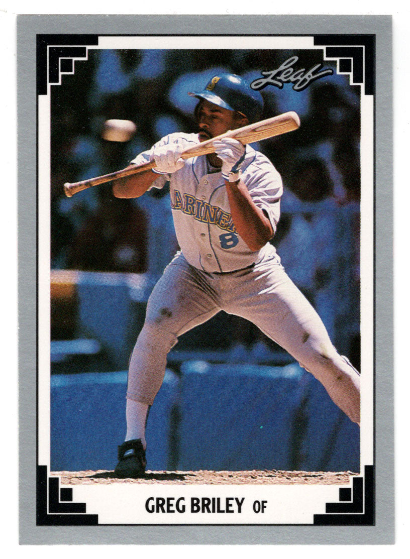 Greg Briley - Seattle Mariners (MLB Baseball Card) 1991 Leaf # 194 Mint
