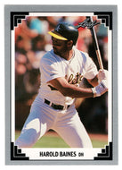 Harold Baines - Oakland Athletics (MLB Baseball Card) 1991 Leaf # 196 Mint