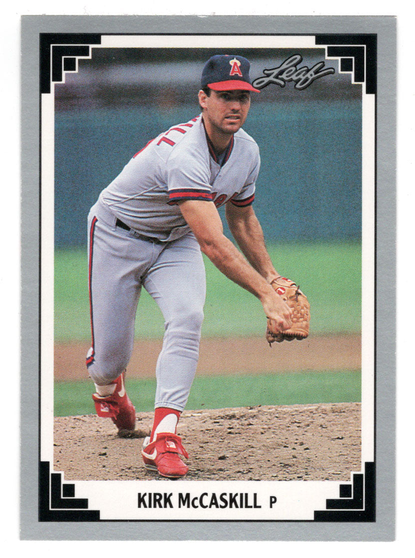 Kirk McCaskill - California Angels (MLB Baseball Card) 1991 Leaf # 199 Mint