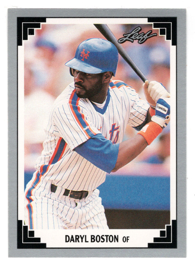Daryl Boston - New York Mets (MLB Baseball Card) 1991 Leaf # 202 Mint