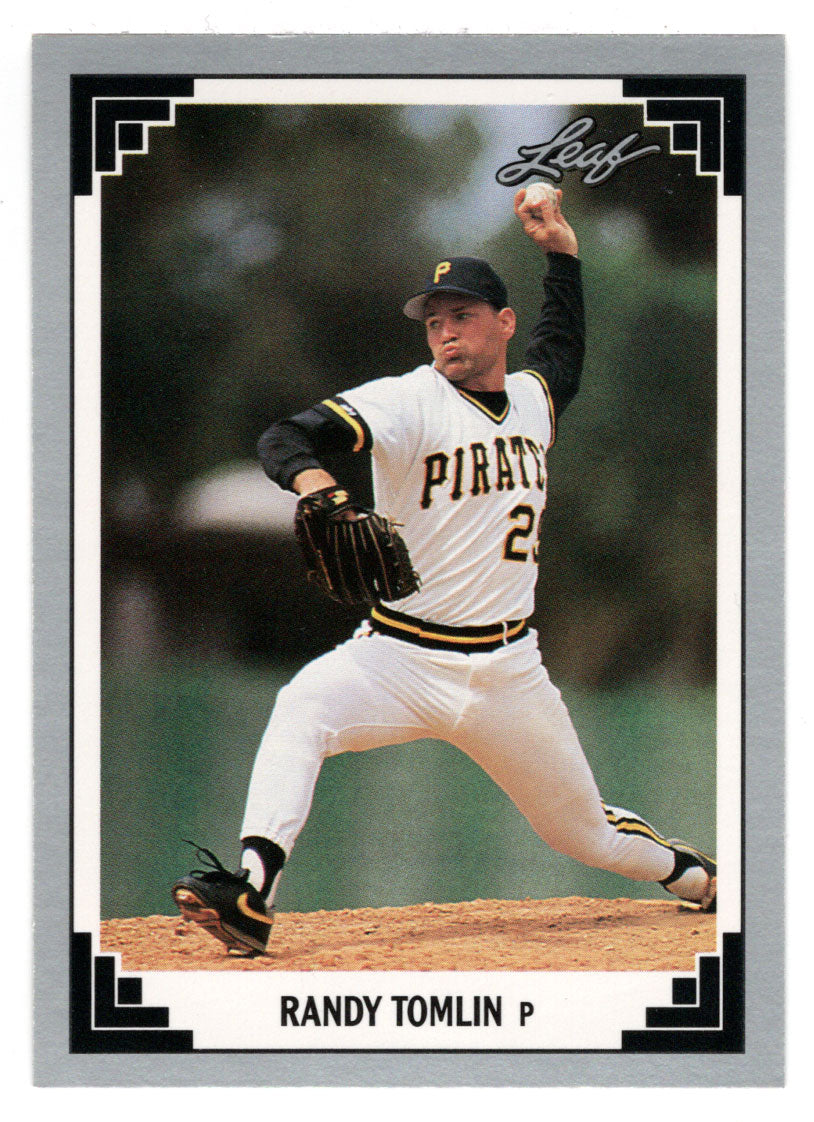 Randy Tomlin RC - Pittsburgh Pirates (MLB Baseball Card) 1991 Leaf # 203 Mint