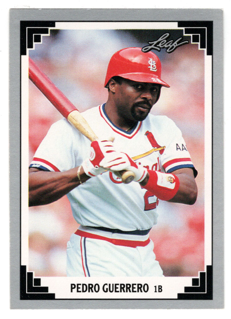 Pedro Guerrero - St. Louis Cardinals (MLB Baseball Card) 1991 Leaf # 204 Mint