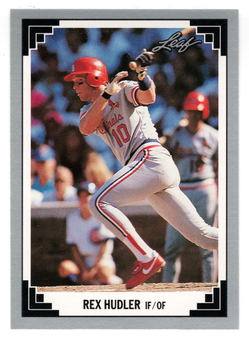 Rex Hudler - St. Louis Cardinals (MLB Baseball Card) 1991 Leaf # 212 Mint