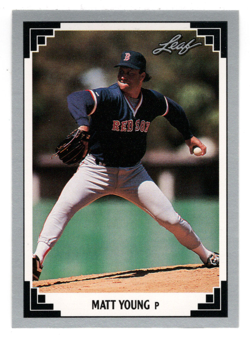 Matt Young - Boston Red Sox (MLB Baseball Card) 1991 Leaf # 215 Mint