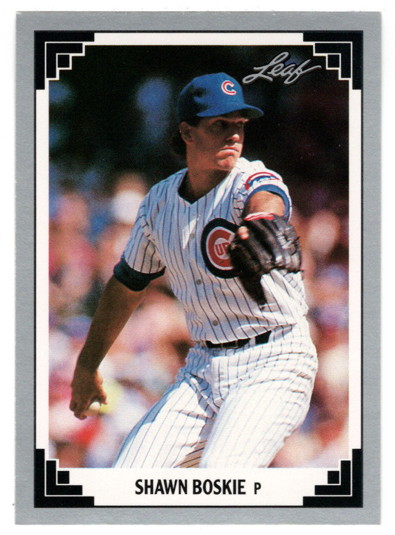 Shawn Boskie - Chicago Cubs (MLB Baseball Card) 1991 Leaf # 221 Mint