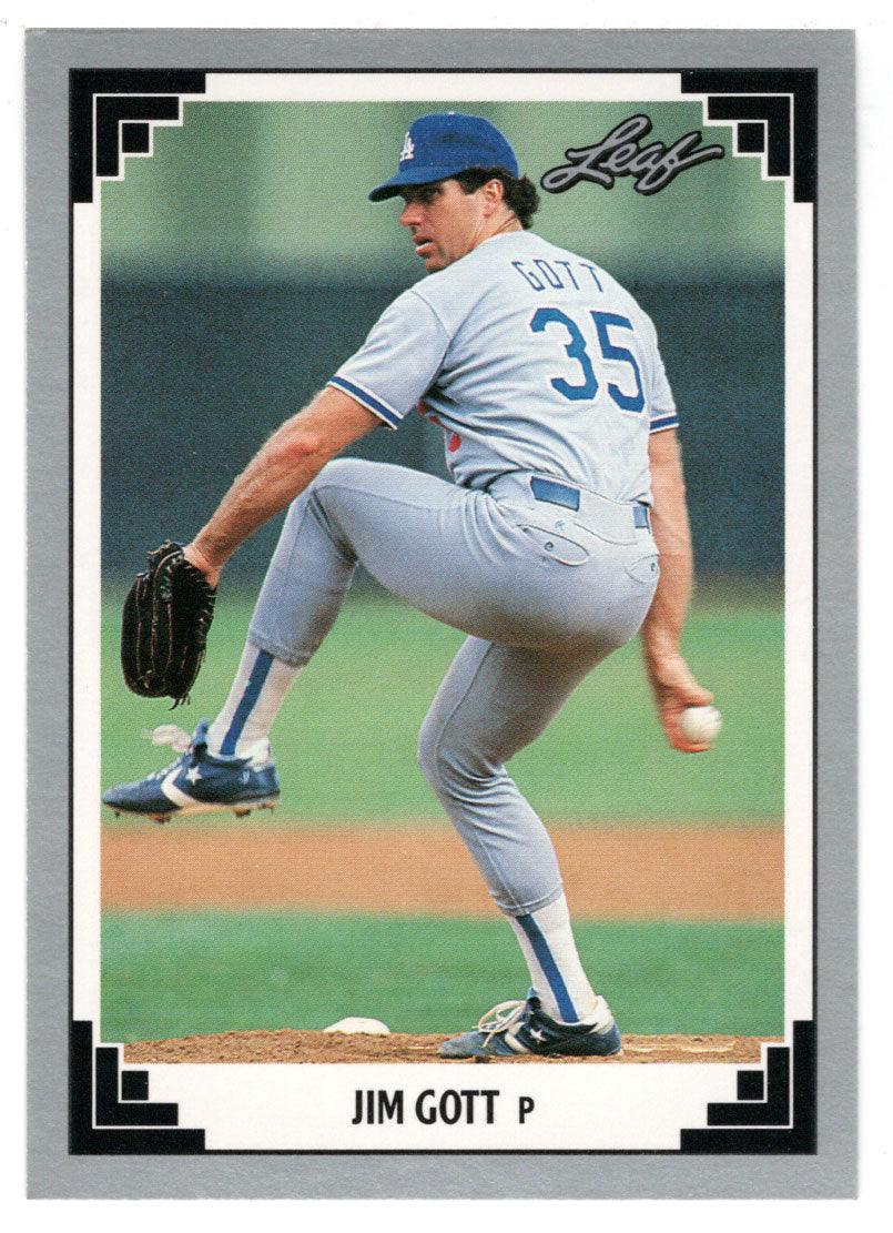 Jim Gott - Los Angeles Dodgers (MLB Baseball Card) 1991 Leaf # 229 Mint