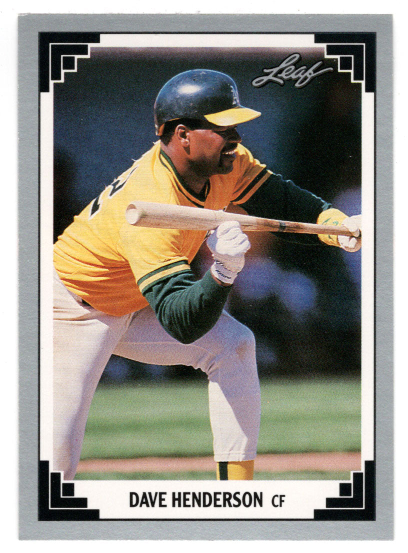 Dave Henderson - Oakland Athletics (MLB Baseball Card) 1991 Leaf # 232 Mint
