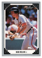 Bob Melvin - Baltimore Orioles (MLB Baseball Card) 1991 Leaf # 240 Mint