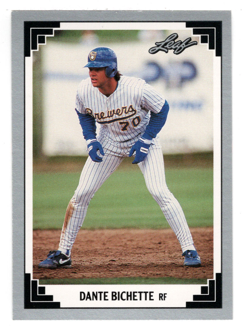 Dante Bichette - Milwaukee Brewers (MLB Baseball Card) 1991 Leaf # 242 Mint