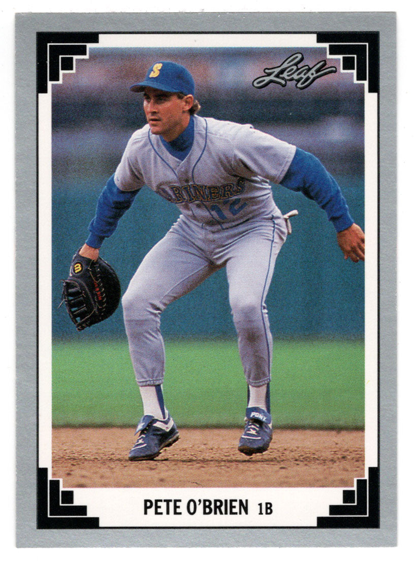 Pete O'Brien - Seattle Mariners (MLB Baseball Card) 1991 Leaf # 244 Mint