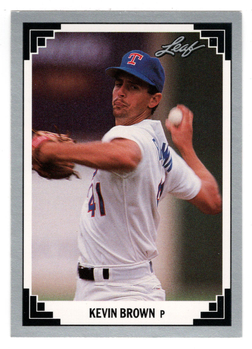 Kevin Brown - Texas Rangers (MLB Baseball Card) 1991 Leaf # 250 Mint