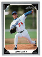 Dennis Cook - Los Angeles Dodgers (MLB Baseball Card) 1991 Leaf # 257 Mint