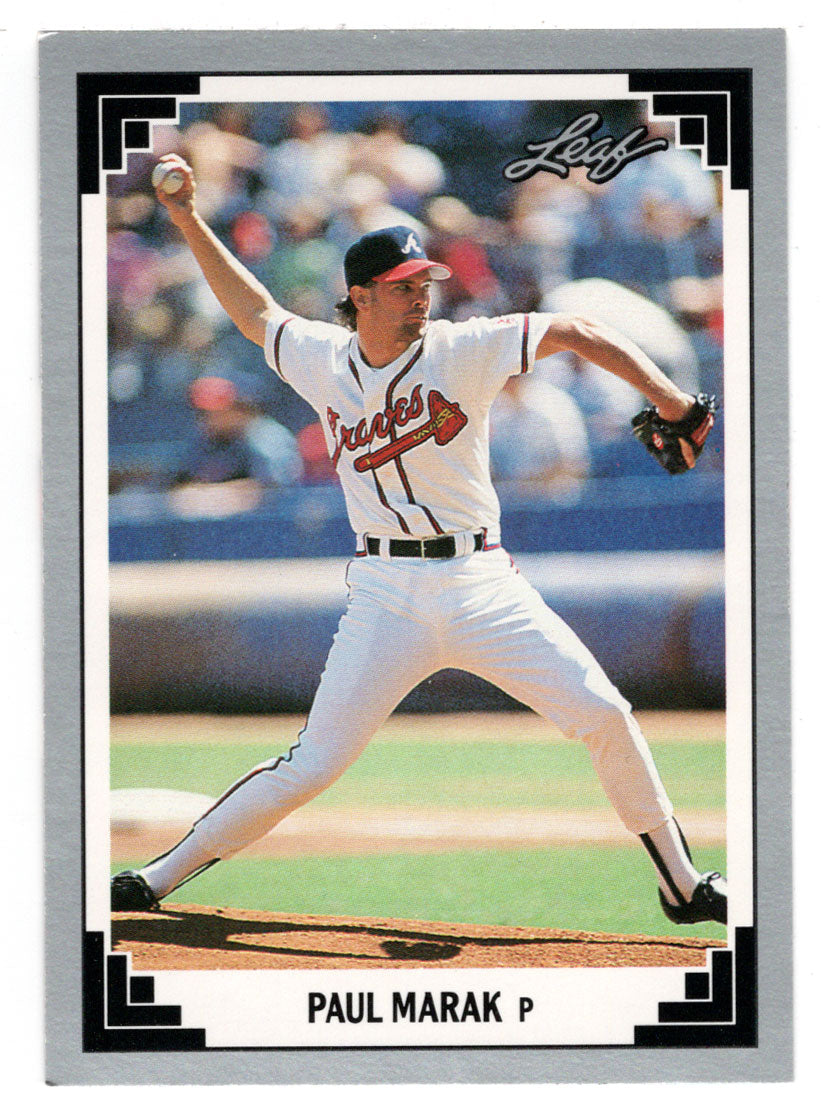 Paul Marak RC - Atlanta Braves (MLB Baseball Card) 1991 Leaf # 260 Mint