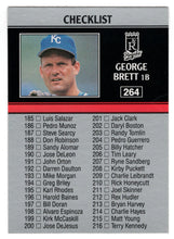 Load image into Gallery viewer, George Brett - Kansas City Royals - Checklist # 3 (MLB Baseball Card) 1991 Leaf # 264 Mint
