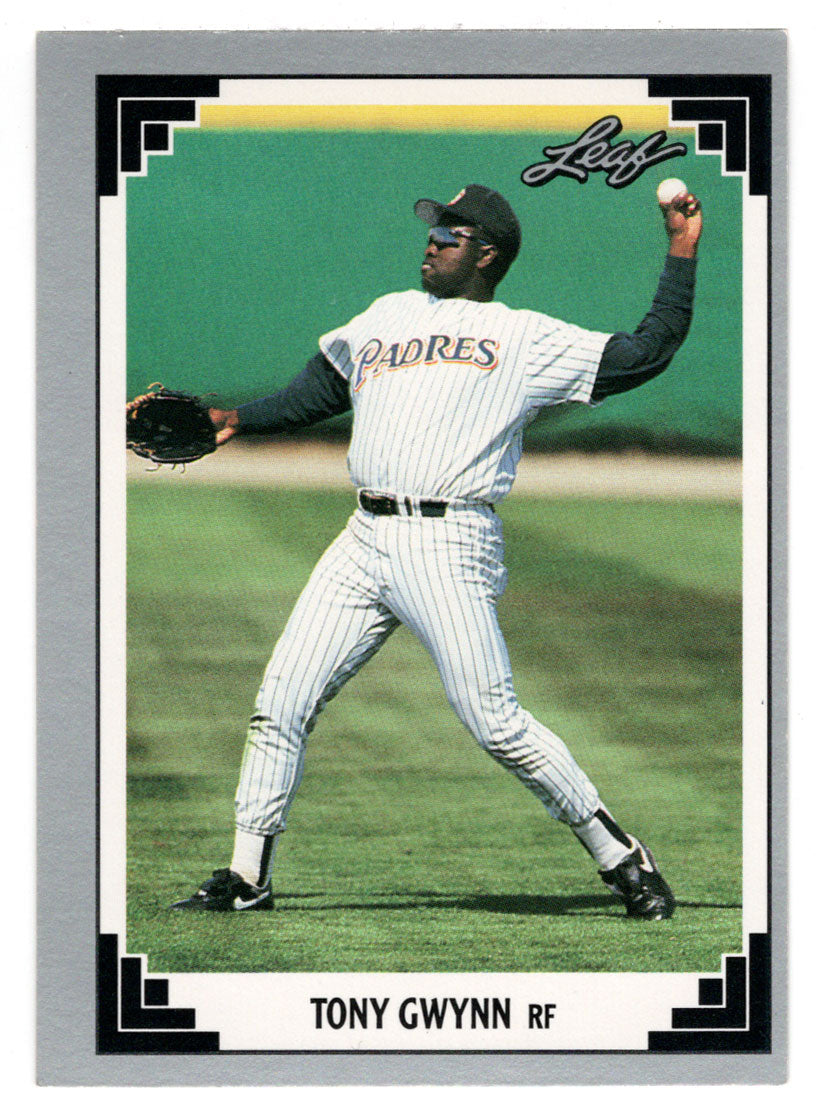 Tony Gwynn - San Diego Padres (MLB Baseball Card) 1991 Leaf # 290 Mint