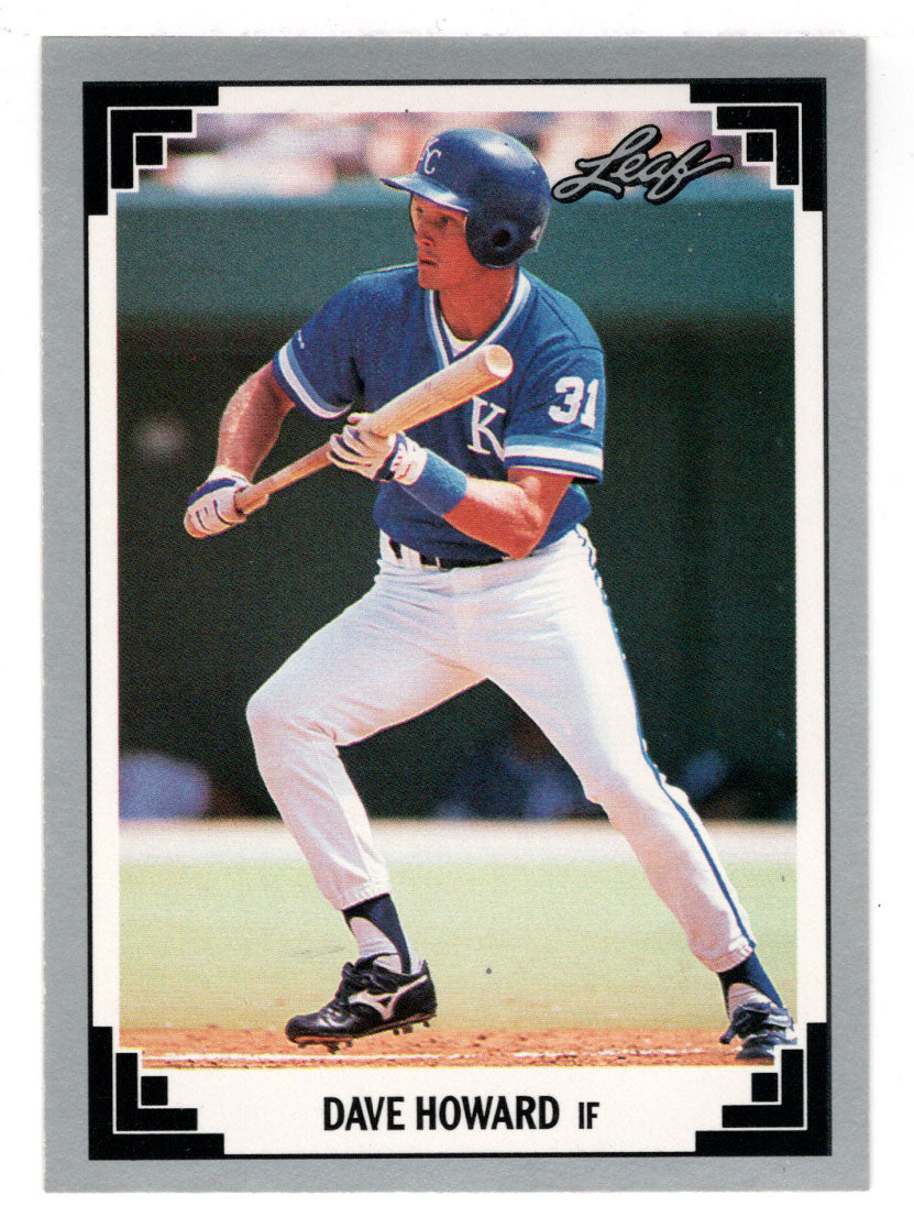 Dave Howard RC - Kansas City Royals (MLB Baseball Card) 1991 Leaf # 325 Mint