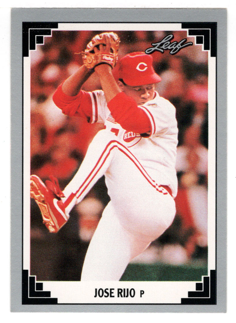 Jose Rijo - Cincinnati Reds (MLB Baseball Card) 1991 Leaf # 326 Mint