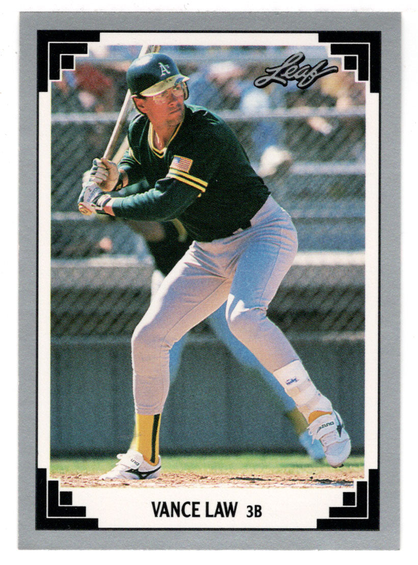Vance Law - Oakland Athletics (MLB Baseball Card) 1991 Leaf # 355 Mint
