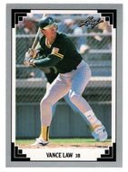 Vance Law - Oakland Athletics (MLB Baseball Card) 1991 Leaf # 355 Mint