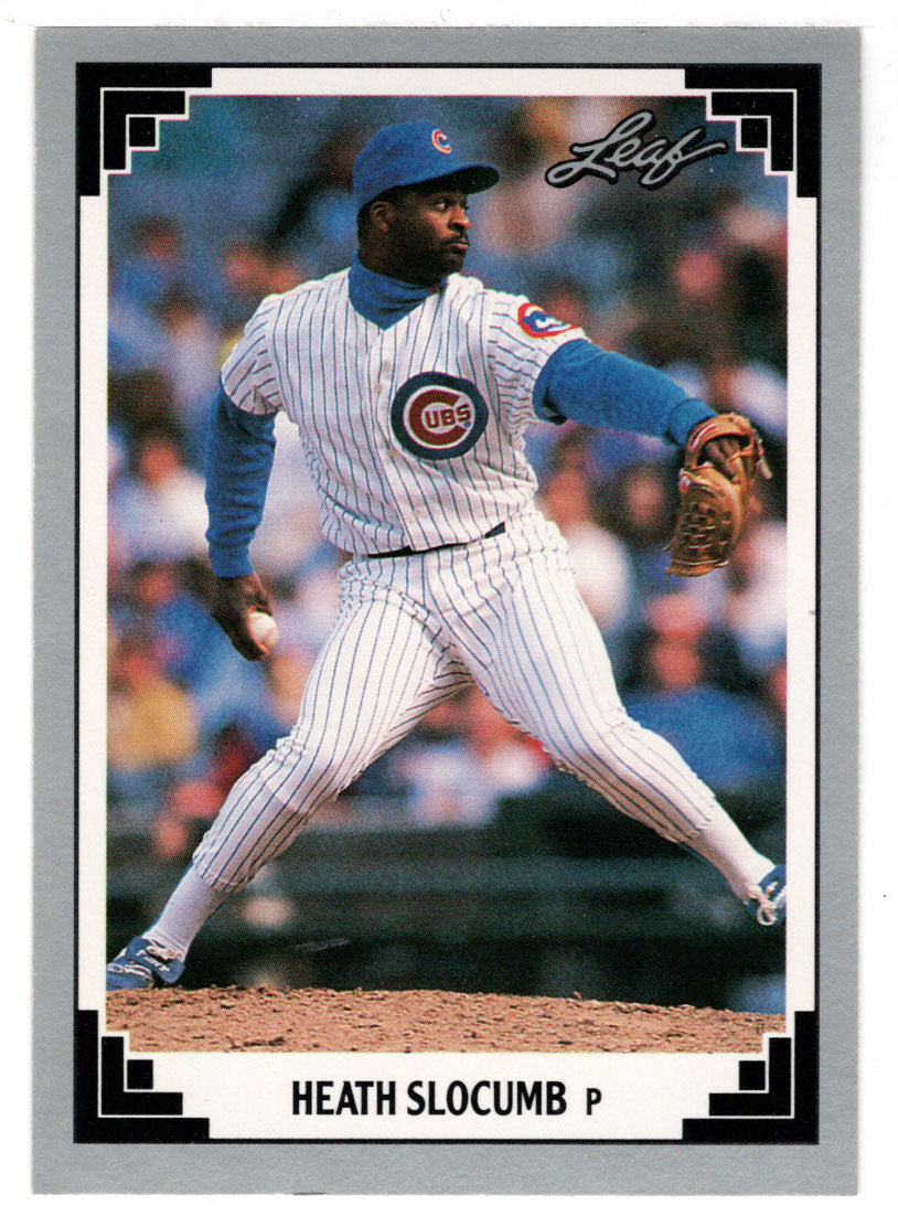 Heathcliff Slocumb RC - Chicago Cubs (MLB Baseball Card) 1991 Leaf # 370 Mint