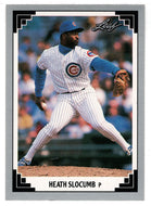 Heathcliff Slocumb RC - Chicago Cubs (MLB Baseball Card) 1991 Leaf # 370 Mint