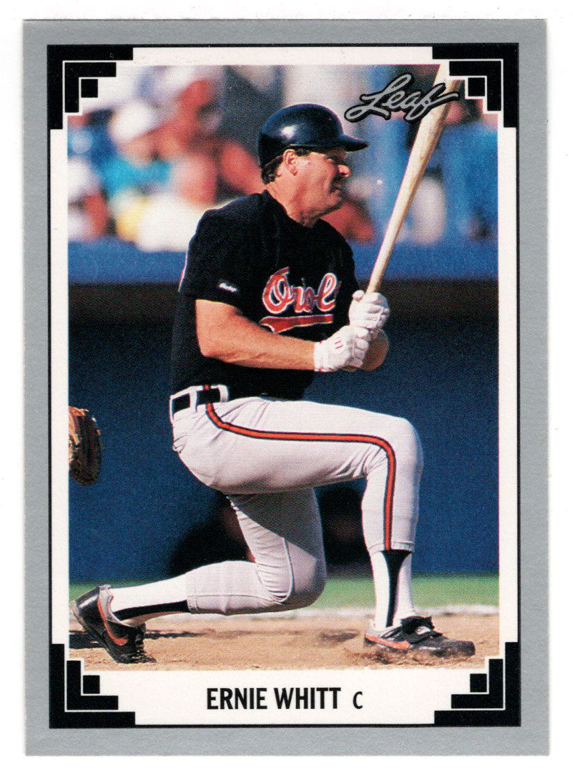 Ernie Whitt - Baltimore Orioles (MLB Baseball Card) 1991 Leaf # 391 Mint
