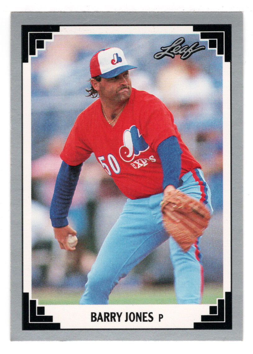 Barry Jones - Montreal Expos (MLB Baseball Card) 1991 Leaf # 406 Mint
